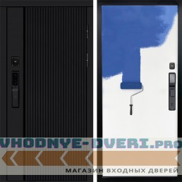 Дверь  Termo Door  Smart (Смарт) Урбан Блэк (Black) панель под покраску
