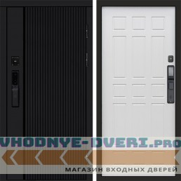 Входная дверь  Smart (Смарт) Твист Блэк (Black) Спарта лиственница