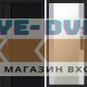 Входная дверь  Smart (Смарт) Твист Блэк (Black) Зеркало 27 белый софт
