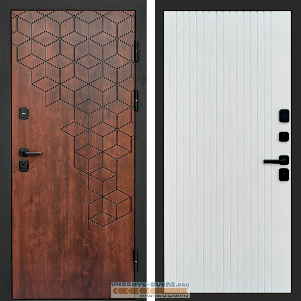 Дверь Termo Door Спейс дуб Flat Белый софт
