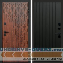 Termo Door Спейс дуб Flat Черный кварц