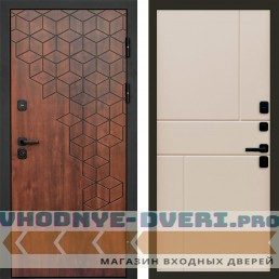 Дверь Termo Door Спейс дуб Горизонт Слоновая кость