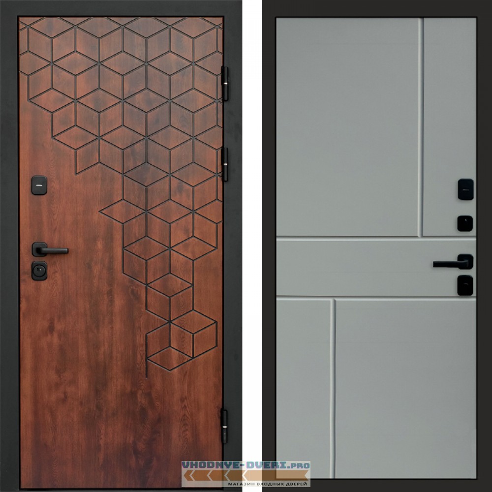 Дверь Termo Door Спейс дуб Горизонт Grey софт
