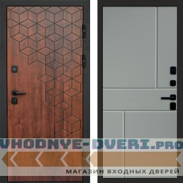Дверь Termo Door Спейс дуб Горизонт Grey софт