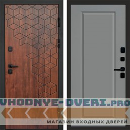 Входная дверь Спейс дуб Гранд Grey софт