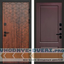 Дверь входная Termo Door Спейс дуб Марсель Шоколад