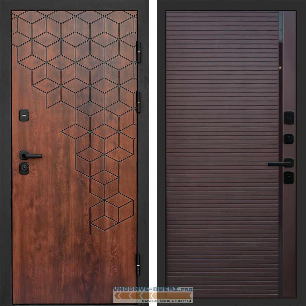 Входная дверь Спейс дуб Porte Шоколад