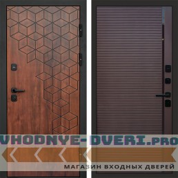 Входная дверь Спейс дуб Porte Шоколад