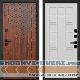 Входная дверь Спейс дуб Престиж белый матовый
