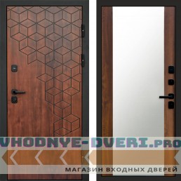 Дверь Termo Door Спейс дуб Зеркало 27 Дуб