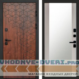 Дверь Termo Door Спейс дуб Зеркало 27 Лиственница белая