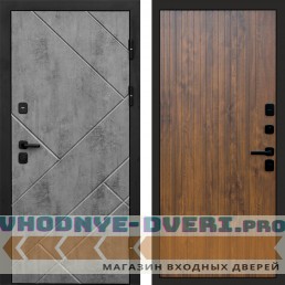 Дверь Termo Door Стоун Бетон Flat Дуб
