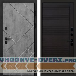 Входная дверь Стоун Бетон Porte black