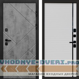 Входная дверь Стоун Бетон Porte white