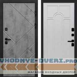 Входная дверь Стоун Бетон Арка лиственница