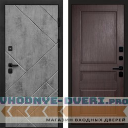 Входная дверь Стоун Бетон Классика Венге