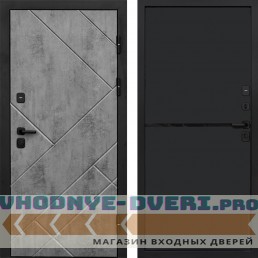 Дверь Termo Door Стоун Бетон Нео Black
