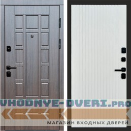 Дверь Termo Door Виргиния Венге Flat Белый софт