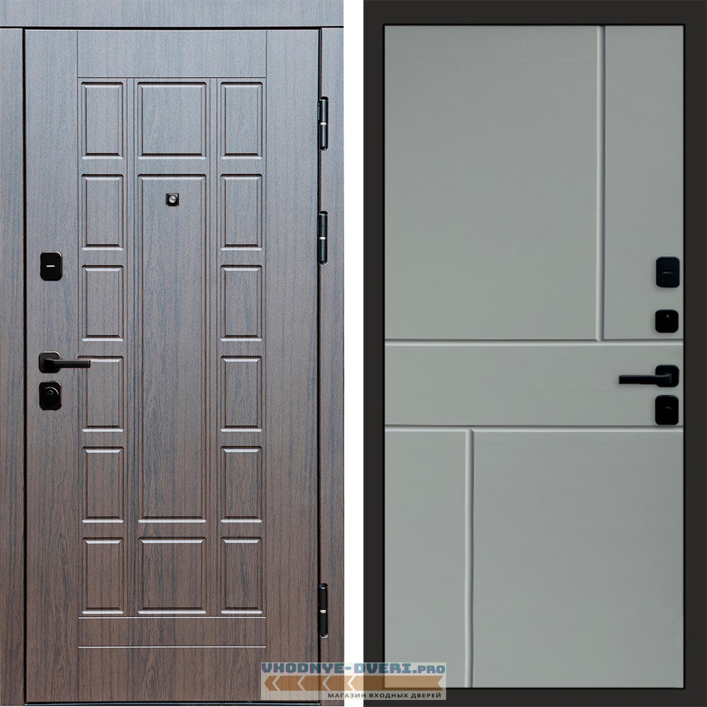 Дверь Termo Door Виргиния Венге Горизонт Grey софт