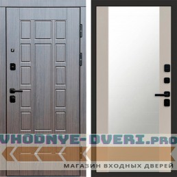 Дверь Termo Door Виргиния Венге Зеркало 27 Слоновая кость