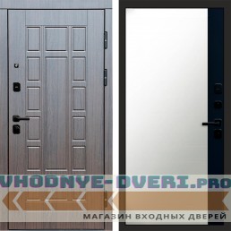 Дверь Termo Door Виргиния Венге Зеркало фацет Черный кварц