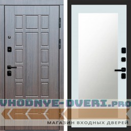 Дверь Termo Door Виргиния Венге Зеркало Триумф Белый софт