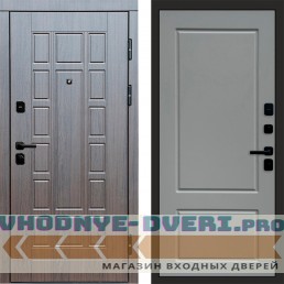 Дверь входная Termo Door Виргиния Венге Марсель Grey софт