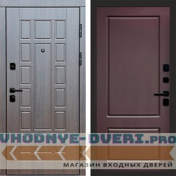 Дверь входная Termo Door Виргиния Венге Марсель Шоколад