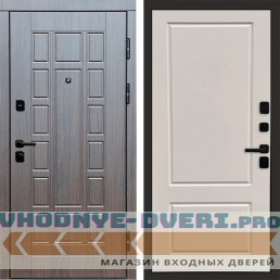 Дверь входная Termo Door Виргиния Венге Марсель Слоновая кость