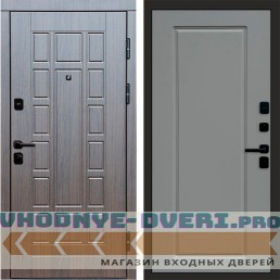 Входная дверь Виргиния Венге Гранд Grey софт