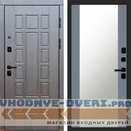 Входная дверь Виргиния Венге Зеркало 27 Grey Софт