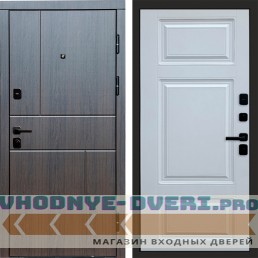 Дверь  Termo Door Вертикаль венге Лион Белый софт