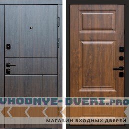 Дверь  Termo Door Вертикаль венге Лион Дуб