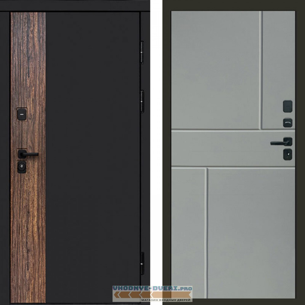 Входная дверь Тор Горизонт Grey софт