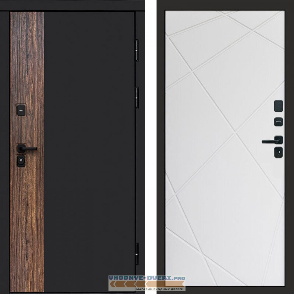 Входная дверь Тор Лучи белый