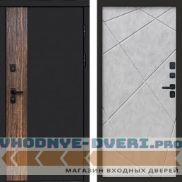 Входная дверь Тор Лучи бетон светлый
