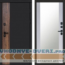 Входная дверь Тор Зеркало белый софт