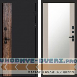 Входная дверь Тор Зеркало слоновая кость