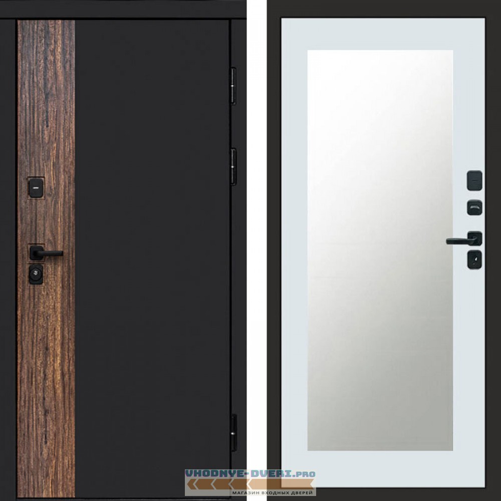 Входная дверь Тор Зеркало триумф белый софт