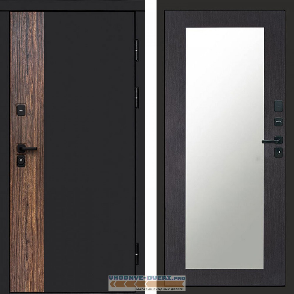Входная дверь Тор Зеркало триумф венге