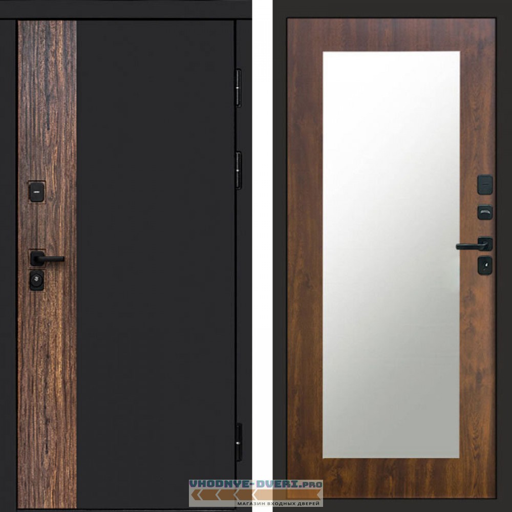 Входная дверь Тор Зеркало триумф дуб