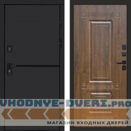 Входная дверь Тренд black Мадрид дуб