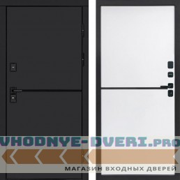 Входная дверь Тренд black Нео White