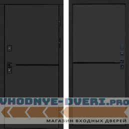 Входная дверь Тренд black Нео графит