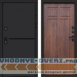 Входная дверь Тренд black Орех премиум