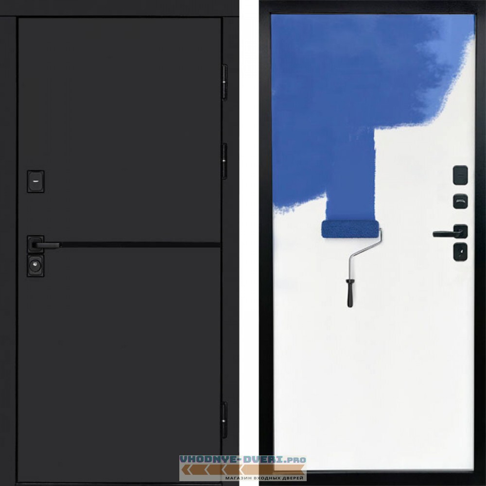 Входная дверь Тренд black Под покраску