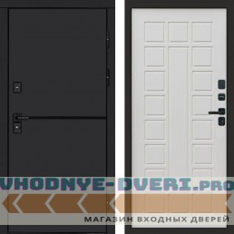 Входная дверь Тренд black Престиж бежевый матовый