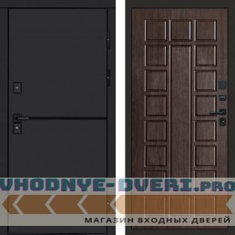 Входная дверь Тренд black Престиж венге