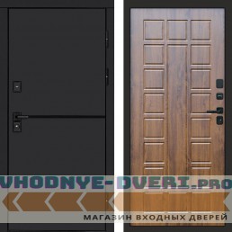 Входная дверь Тренд black Престиж дуб
