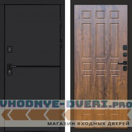 Входная дверь Тренд black Спарта дуб